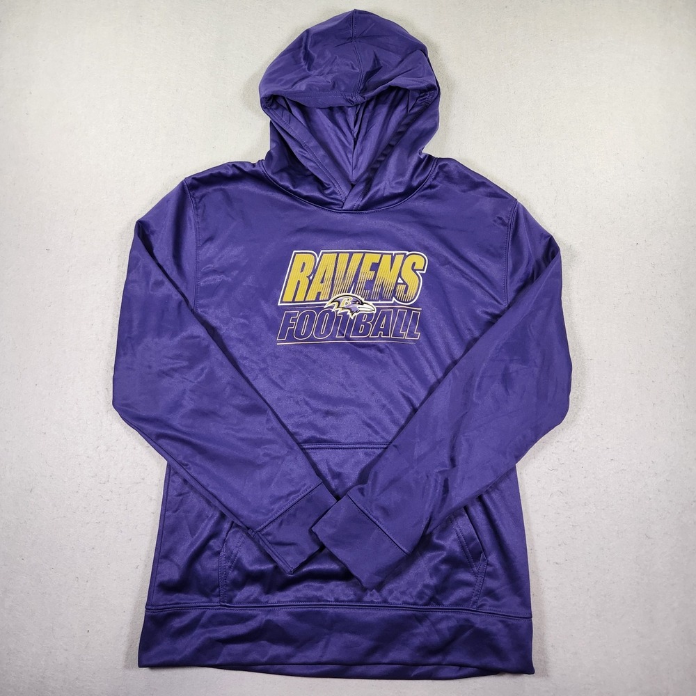 Youth NFL Apparel Baltimore Ravens Purple Hoodie Size XLarge 18/20 Polyester NWT